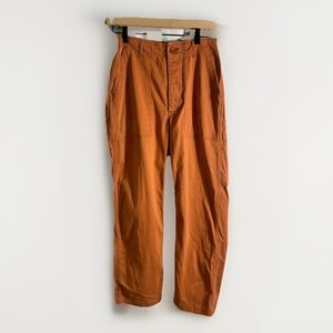 Ragdoll LA Surplus Pants Juniors XS Orange Button‎ Fly 4 Pockets Vntg Army Style